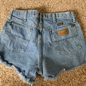Urban outfitters wrangler jean shorts